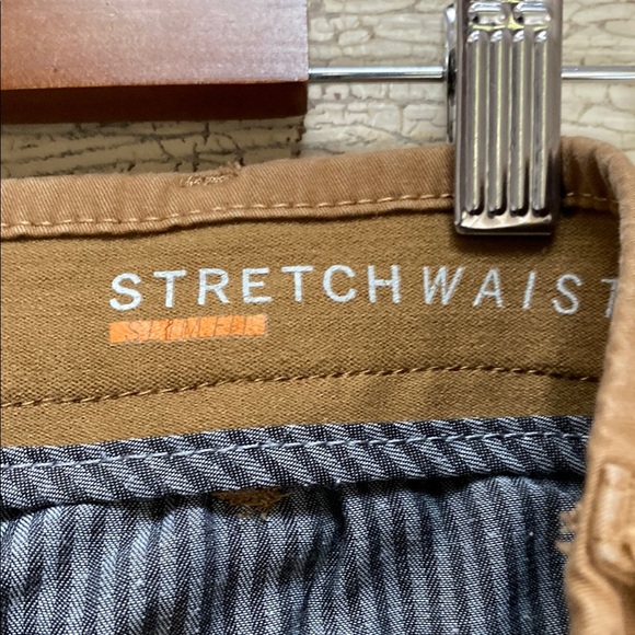 Marc Anthony Khaki Flat Front Shorts Classic Style - Picture 4 of 4